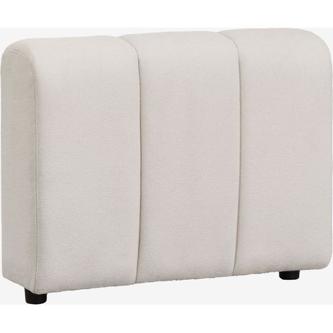 Reposabrazos izquierdo para sofá modular en tela bouclé Eliot SKLUM