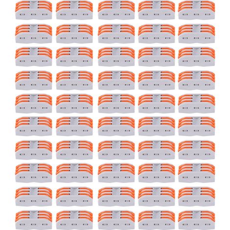 50 connecteurs rapides orange PCT-2-3 pour conducteurs de câblage 1128AWG (1/5)