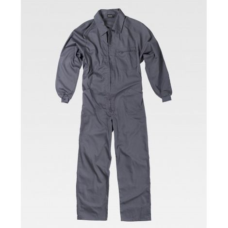 Buzo industrial WORKTEAM B2000 con manga tipo ranglán 66 Gris