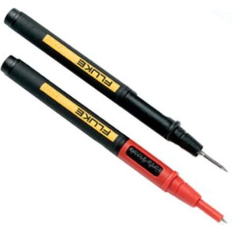 Fluke TP175E Coppia di puntali 2mm R+N con schermatura retrattile CAT II..IV e adattatore 4mm, no cavo