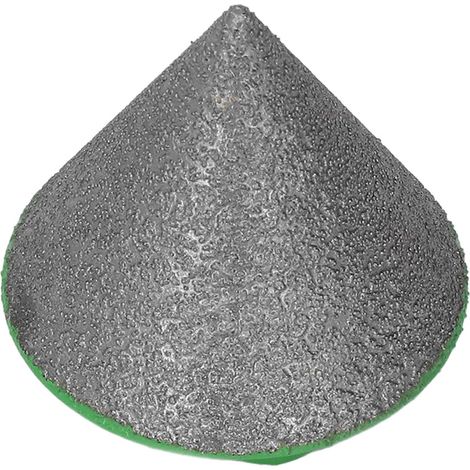 Fraise à chanfreiner diamantée M14 (verte) – Facile à utiliser – Angle de base de 60° – Outil de polissage et de façonnage – 38 mm / 1,5 pouce (1/5)