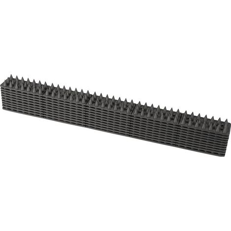 Tierabwehr-Barriere 10 Paneele 49 cm lang, 4,5 cm breit Kunststoff (1/3)
