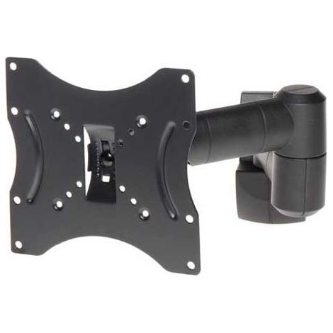 Support Murale Écran LCD Plasma - VESA 50/75/100/200x100/200 - Inclinaison -15° à +15° - Rotation ±90° - 17 À 42 Pouces - Charge Max 35 Kg (1/5)