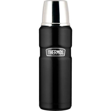 Termo King botella 0,5 L negro mate aislamiento eficaz