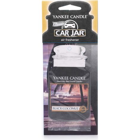 Vela para coche YANKEE CANDLE, fragancia individual para coche, coco negro, 15 g