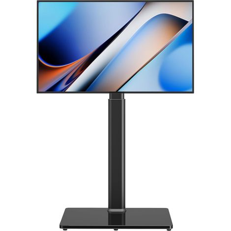 Support TV au Sol pour téléviseurs 32-65 Pouces jusqu'à 35 kg avec Inclinaison, Support TV sur Pied avec pivotement à 70 degrés, VESA 400x400mm (1/5)