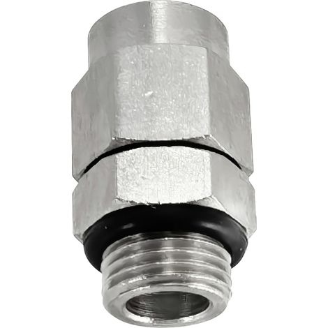 TRU COMPONENTS Vissage TC-14378384 TC-BKC1280-G04 Filetage intérieur 8 mm Filetage extérieur: 12 mm