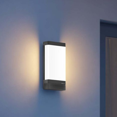 [GEBRAUCHT] B-Ware STEINEL Außenwandleuchte Wandlampe LED anthrazit weiß mit Schalter Bluetooth (1/2)