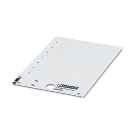 Marquage pour appareils Phoenix Contact US-EMLP (85,6X54) 0828806 blanc 10 Bogen (1/2)