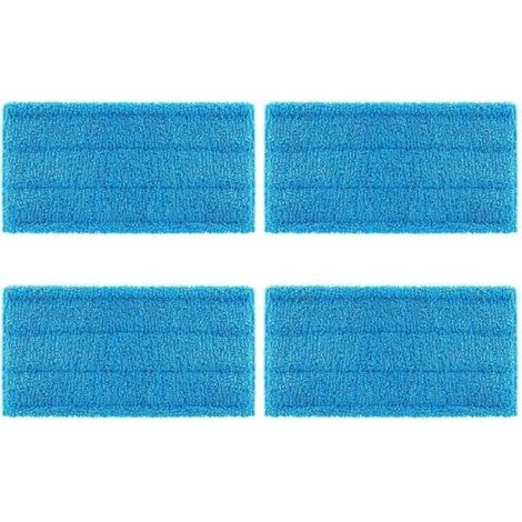 4 lingettes en microfibre compatible avec balai swiffer wetjet Recharge pour swiffer wetjet fabriqué en microfibre de haute qualité
