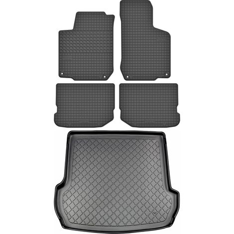 Set di tappetini in gomma per auto e tappetino per bagagliaio per Volkswagen Golf IV Kombi dal 1998 al maggio 2007. (1/5)