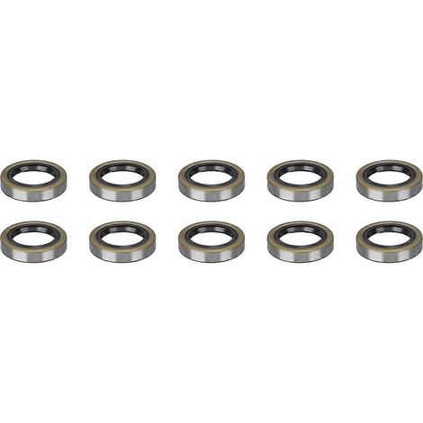 10 joints d'étanchéité à double lèvre, haute résistance, pour moyeux d'essieu de remorque, compatibles avec Dexter 010-0