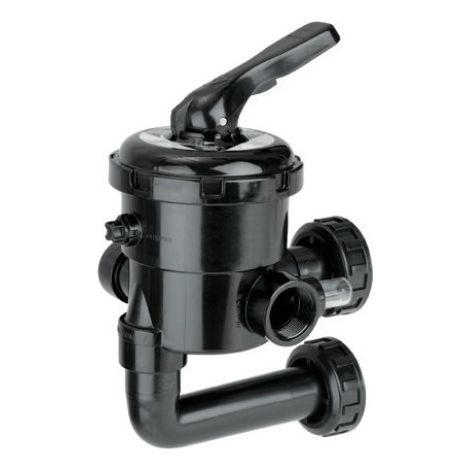 Astralpool – Vanne piscine 1"½ multivoies – Corps ABS – Joints EPDM – Compatible avec filtres 1"½ – Étanchéité parfaite