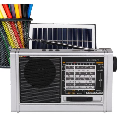 Radio Solaire Poste à Transistor Rechargeable (1/5)
