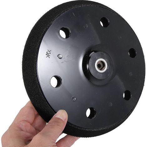 Disque de ponçage auto-adhésif de 215 mm pour le polissage des murs, plateau de ponçage de rechange à fixation auto-agrippante pour ponceuse à plaques de plâtre (1/4)