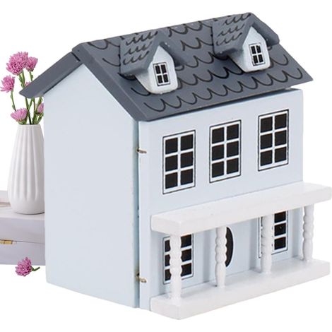 Maison de poupée Princesse Villa à monter soi-même, kit de bricolage pour maison de poupée, maquettes de maisons miniatures, petite
