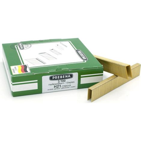 Prebena H21CNKHA Kit punti metallici 3100 pz. Dimensioni (L x L) 21 mm x 8.60 mm (1/2)
