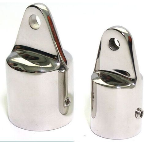 Glissière triangulaire à vis unique en acier inoxydable moulé 316, accessoires de quincaillerie marine et yacht de 7/8 pouce, glissière de pare-soleil triangulaire à cavité intérieure à vis unique ISU