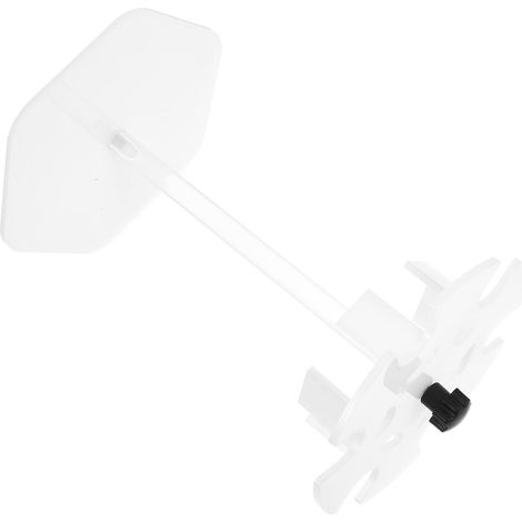 Support à Pipettes de Laboratoire en Acrylique Blanc, Base Ronde Stable, Capacité pour 6 Pipettes, pour Environnement Scientifique et Banc D'expérimentation (1/5)