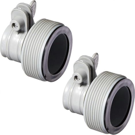 Compatible avec le kit d'adaptateurs de conversion de tuyau Intex 25009 B (paire) - Pièce de rechange (1/3)