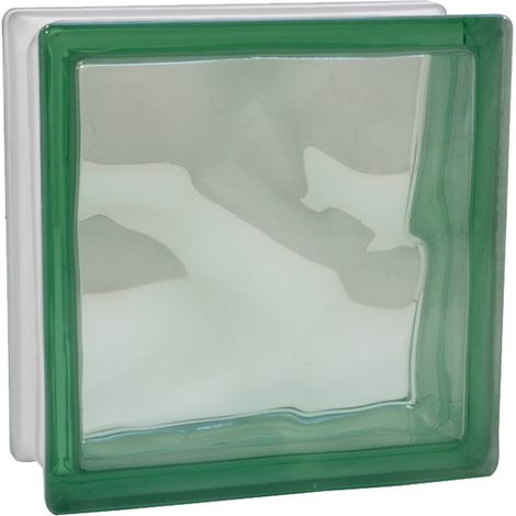 6PZ MATTONE IN VETROCAMERA cm 19 x 19 x 8 codice 103916