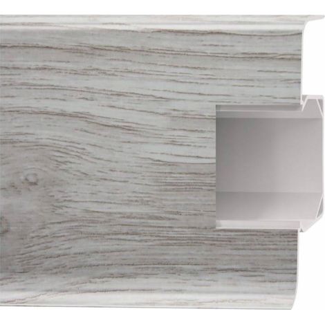 Tira de PVC Esquero de 21 x 66 cm de largo, 250 cm, roble, 1 unidad. (1/4)