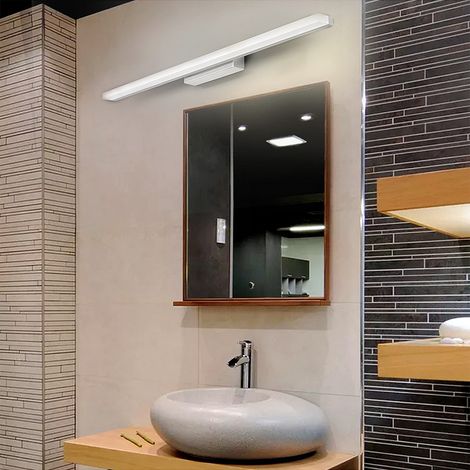 Lampe de miroir à LED cm W K salle bain sans interrupteur 40 8 6000 Ip44 (1/4)