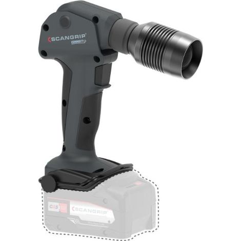SCANGRIP MULTILIGHT SEARCH CONNECT CONCETTO FLESSIBILE DI LAMPADA DA LAVORO PORTATILE CON POTENTE TESTATA DI RICERCA DA 600 LUMEN