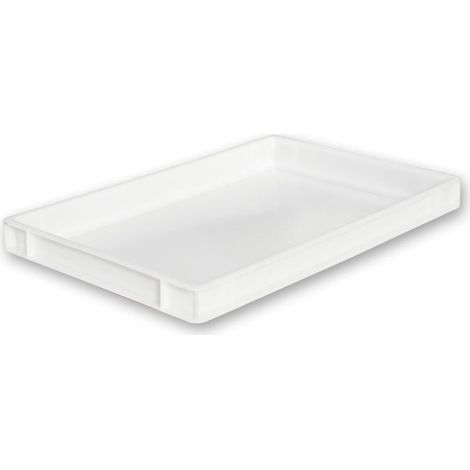 Bac Gerbable Parois et Fond Pleins pour Pate à Pizza 600x400x55 mm - L2G
