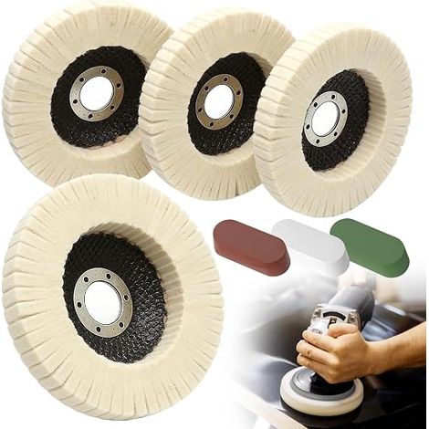 125 Metal Grinder Disc Set Sanding Discs 125 mm Polishing Paste (1/5)