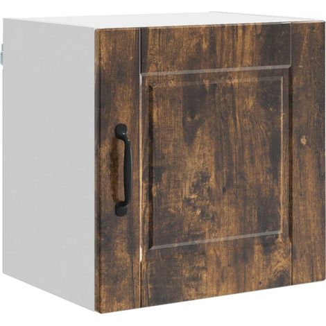 Maison Exclusive - Armario de Pared PORTO Roble ahumado 40 x 31 x