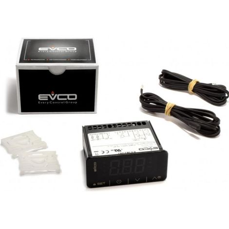 EV3B23N7 TERMOSTATO DIGITALE TELECONTROLLO EVCO CON 2 SONDE 230V ID974