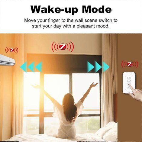 Funkfernbedienung ZigBee mit 12 Szenen, intelligenter Drucktaste für die Hausautomation, kompakter Controller, kompatibel mit Smart Home. (1/5)