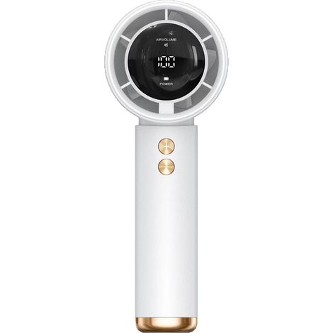 Tragbarer Ventilator, wiederaufladbarer Handventilator, geräuscharm, leistungsstarker Luftzirkulator (1/5)