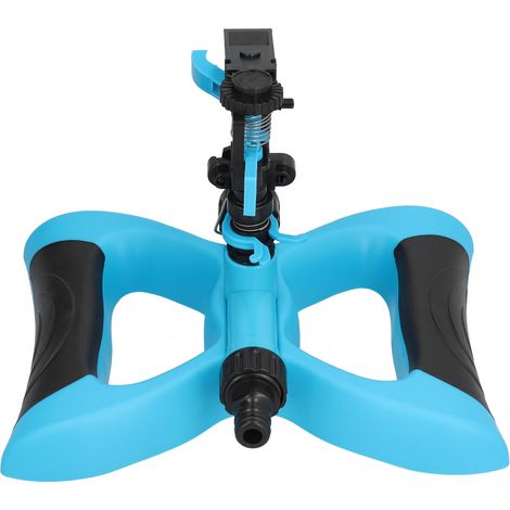 Arroseur à bascule en plastique, rotatif à 360°, arrosage automatique pour jardin et pelouse, bleu (1/5)