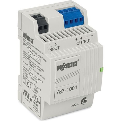 WAGO 787-1001 Hutschienen-Netzteil (DIN-Rail) 12 V/DC 2 A 24 W Anzahl Ausgänge:2 x Inhalt 1 St. (1/3)