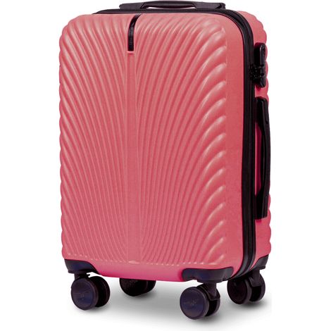 MALETA DE CABINA WINGS SWAN 20" ROSA SUCIO