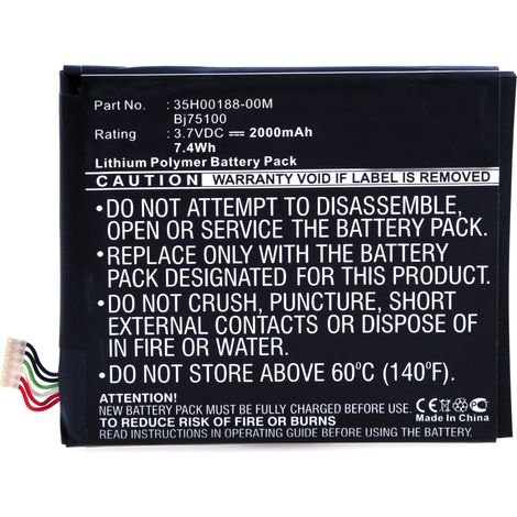 NX - Batterie téléphone, smartphone, GSM 3.8V 2000mAh - 35H00188-00M35H00188-00P35H00191-00MBJ75100