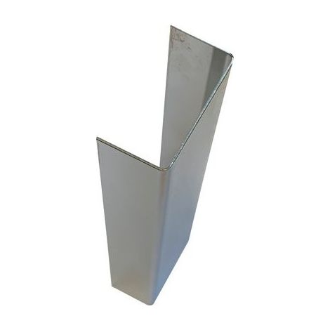 embout de plinthe en inox 150mm (1/2)