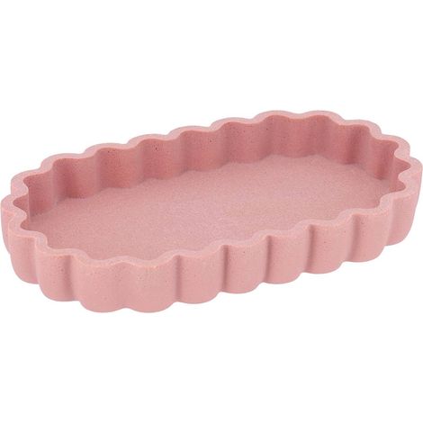 Vassoio in poliresina a righe - blush - Tendance (1/2)