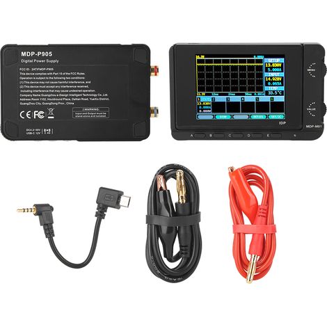 Alimentation DC programmable linéaire 30V 5A 90W, écran TFT 2,8 pouces, bloc d'alimentation numérique réglable de précision. (1/5)