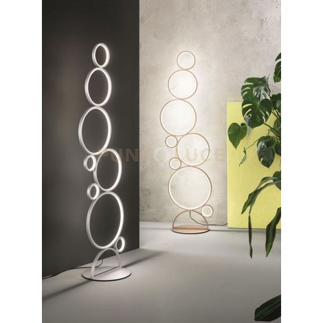 PIANTANA POIS ORO 3000K 4295LM 52W DIMMERABILE H.160CM