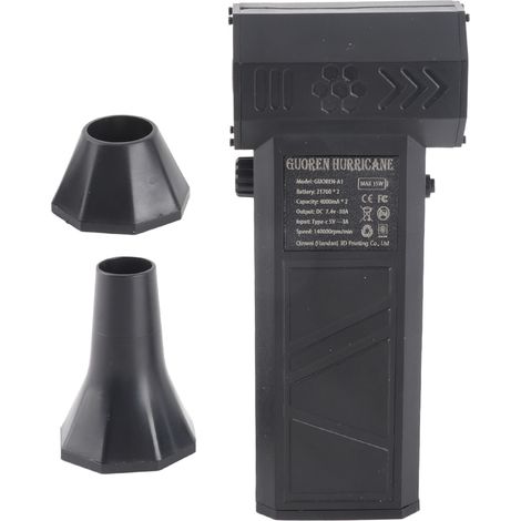Ventilateur soufflant Super Dry, 14 000 tr/min, 52 m/s, moteur sans balais, vitesse réglable en continu, souffleur d'air électrique pour le nettoyage de la poussière dans les voitures, les claviers et (1/5)
