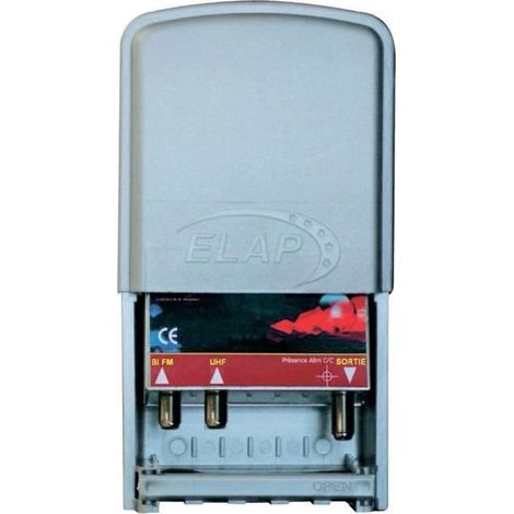 Coupleur FM et UHF - Elap - Antenne FM et UHF - Réception TNT - Compatible radios FM - Pratique