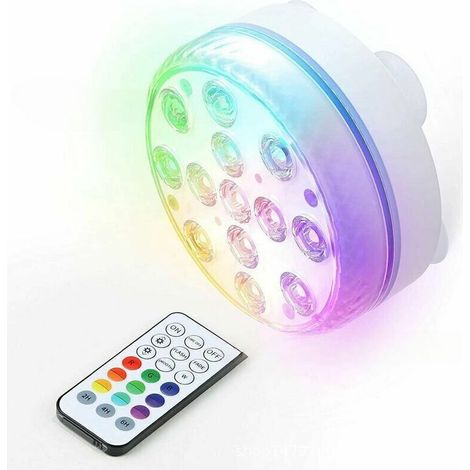 Lay-Z-Spa Accessoire de lumière de bain à remous à DEL Lumière sous-marine 7 couleurs.10 lampes (1/3)
