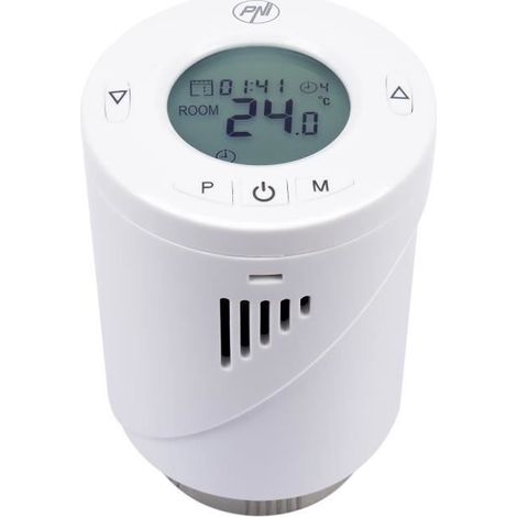 Tête thermostatique - PNI - CT25T - Contrôle à distance - Programmable - Sécurité intégrée (1/4)