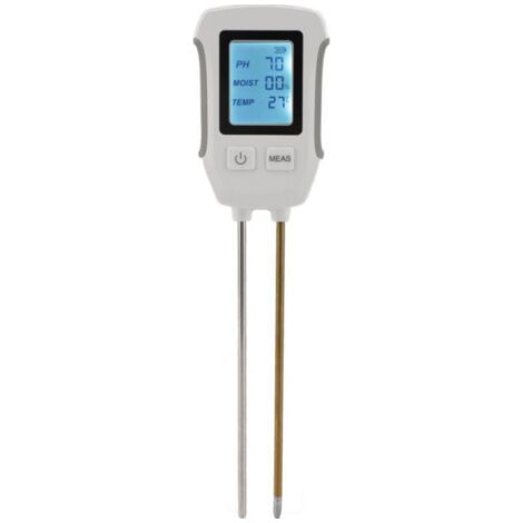 Testeur d'humidité du sol avec affichage numérique à double sonde, ph-mètre de haute précision pour le jardinage et l'agriculture (1/5)