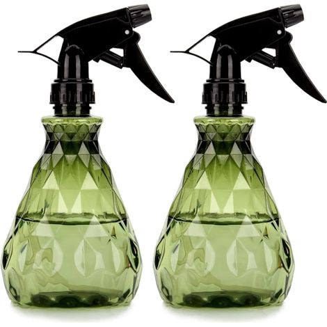 Lot de flacons pulvérisateurs vides et rechargeables de 500 ml, bouteilles d'eau en plastique vides, pour plantes de jardin, nettoyage (vert) (1/5)
