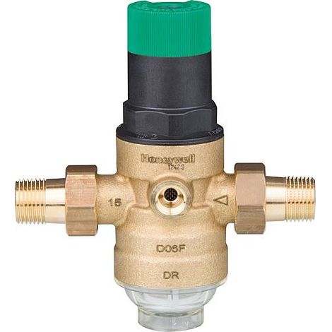 Honeywell – Réducteur de pression 3/4' – Pression de sortie 1,5-6 bar – Montage horizontal – Certifié DIN/DVGW – Joints NBR pour installations homologuées (1/2)