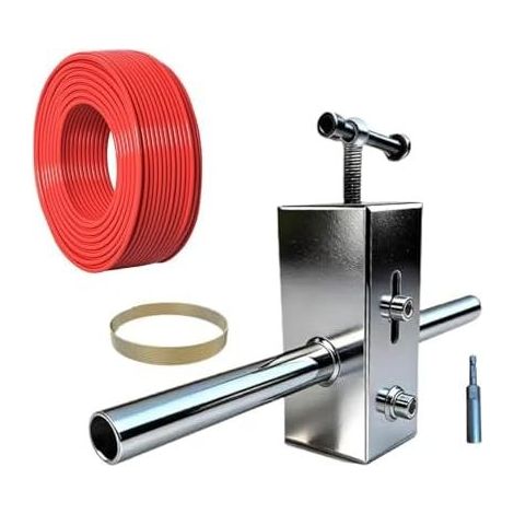 Einziehhilfe für Kabel – Flexibles Kabelwerkzeug 35 x 30,6 cm, Rohreinziehvorrichtung, Elektroinstallationsgerät, Gewindeziehwerkzeug - (1/5)